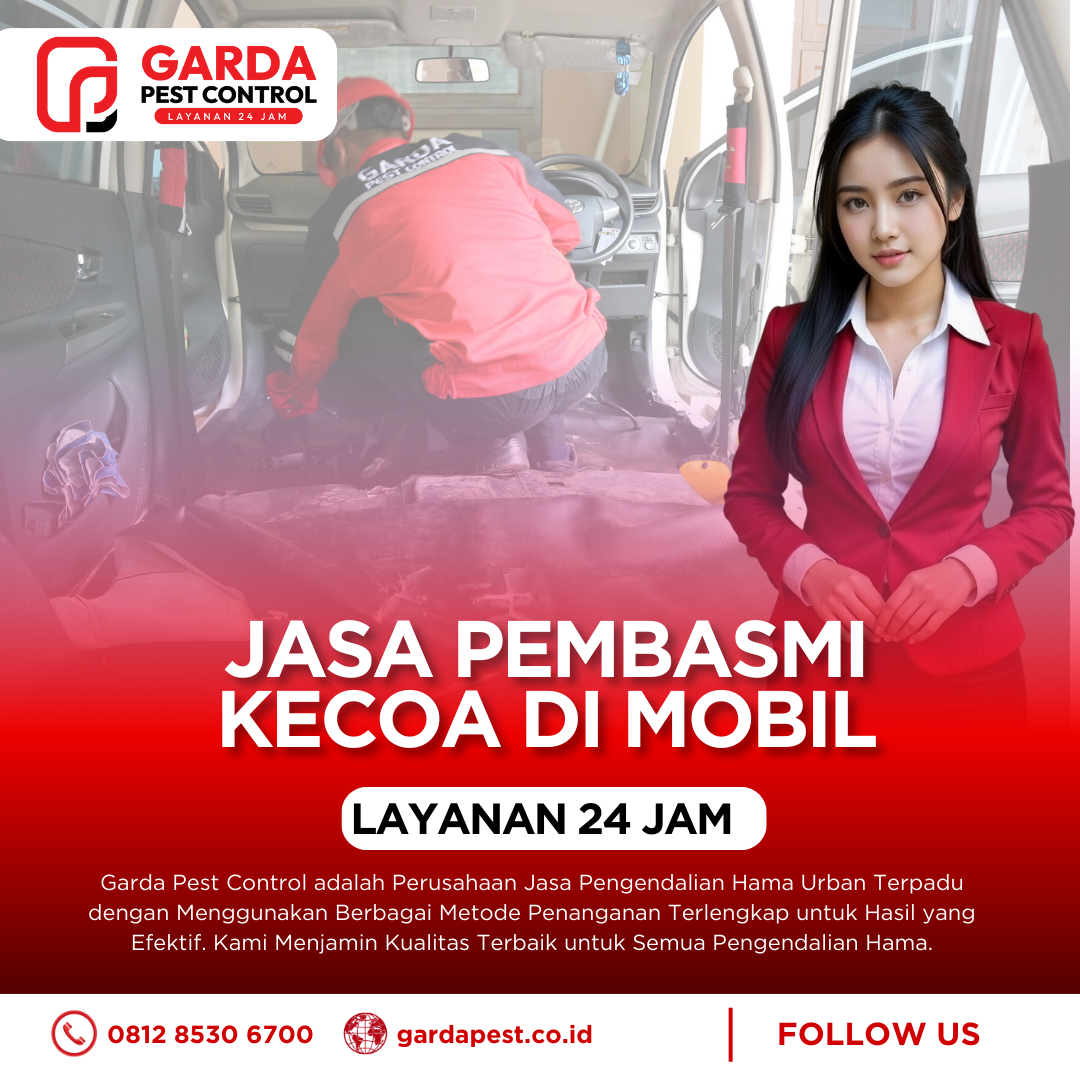 Jasa Pembasmi Kecoa di Mobil Semarang