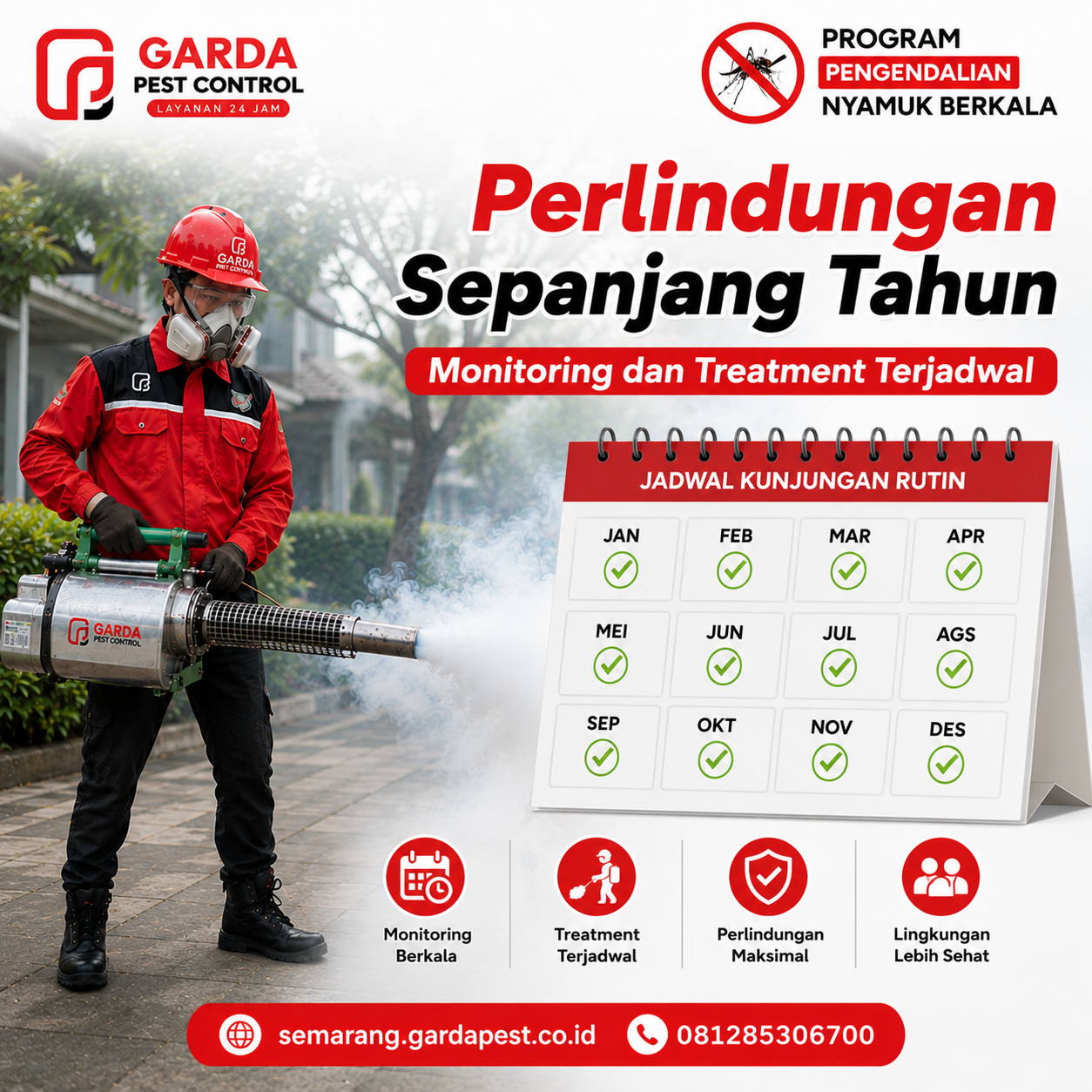 Fogging Nyamuk Profesional: Solusi Tuntas Pengendalian Nyamuk di Semarang
