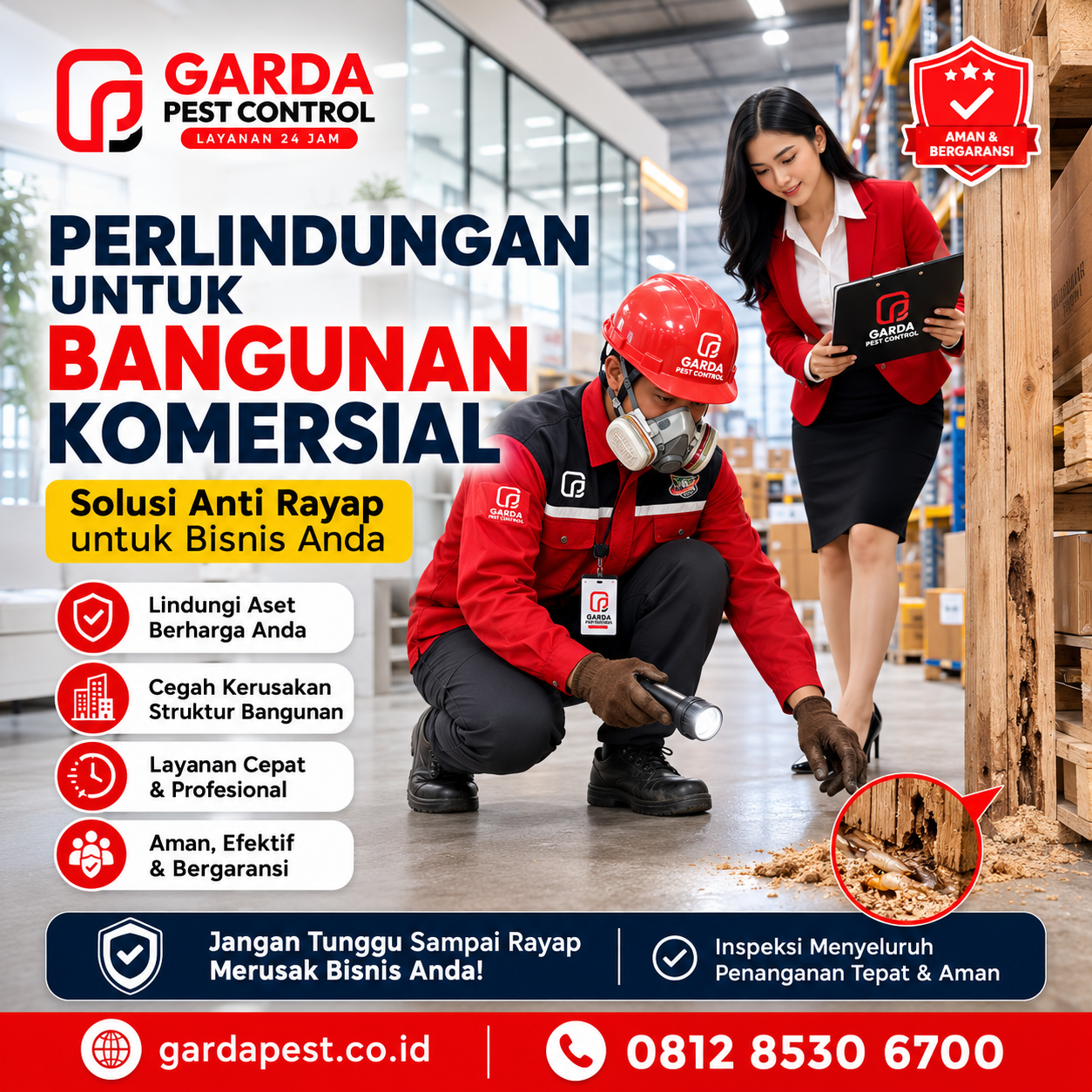 Garansi Pembasmi Rayap Semarang: Perlindungan Tepat untuk Properti Anda