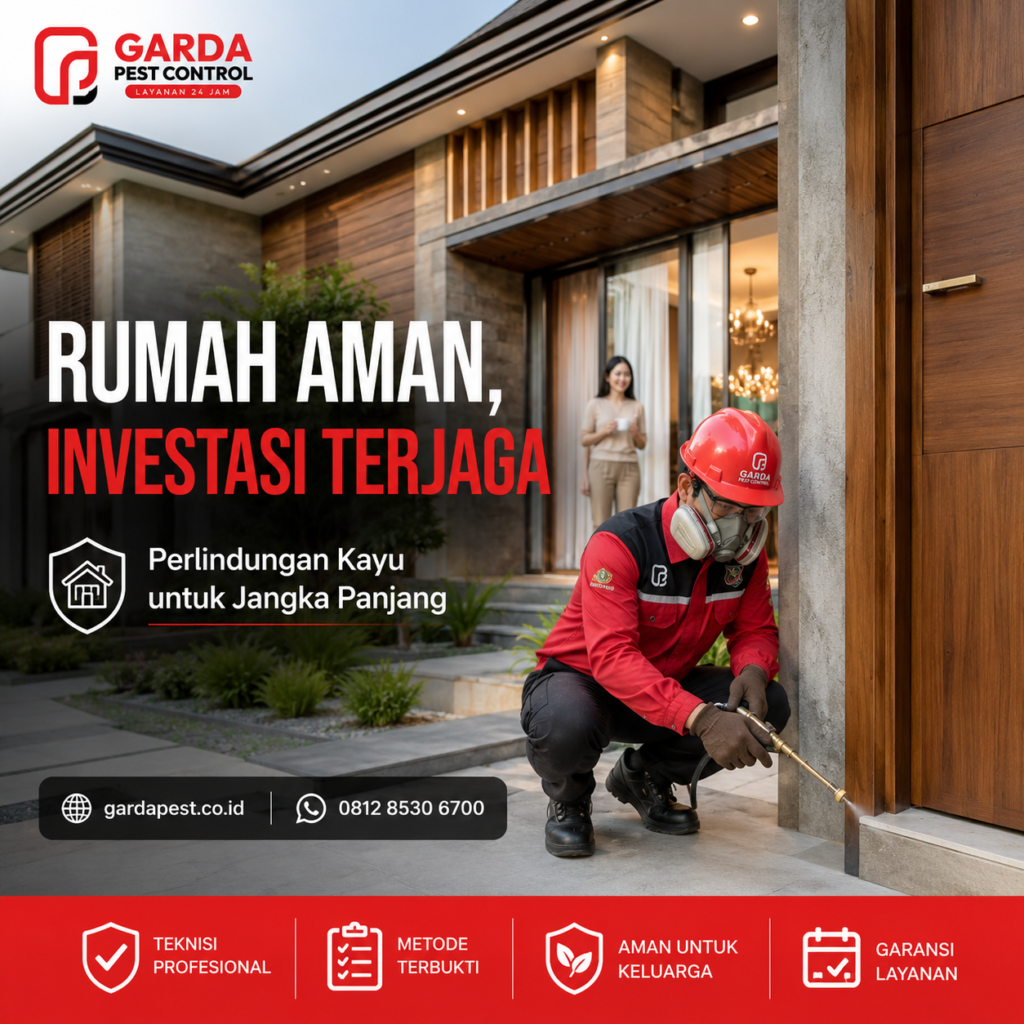 Jasa Suntik Rayap Semarang: Solusi Garda Pest Control Atasi Serangan Rayap Tuntas