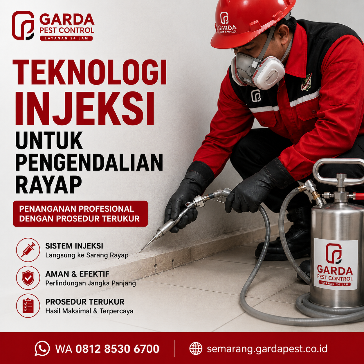 Solusi Jasa Suntik Rayap Pasca Konstruksi Semarang Bergaransi Resmi