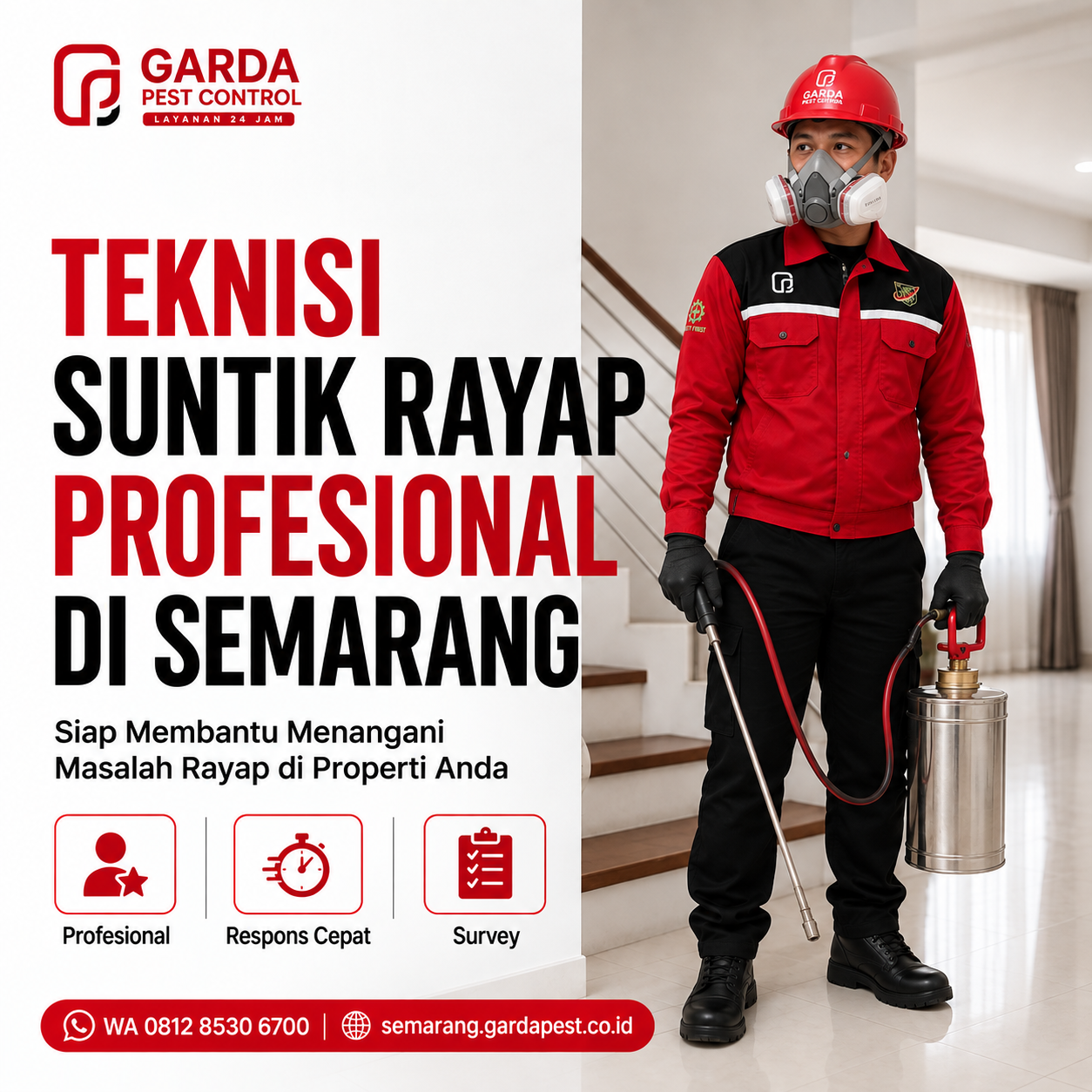 Layanan Jasa Suntik Rayap Bergaransi di Semarang untuk Proteksi Bangunan