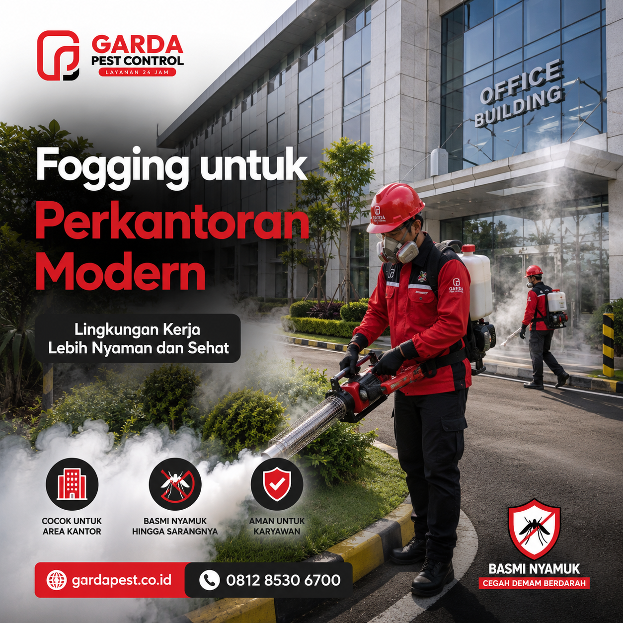 Jasa Fogging Nyamuk untuk Kantor dan Pabrik Semarang Bergaransi Garda Pest Control