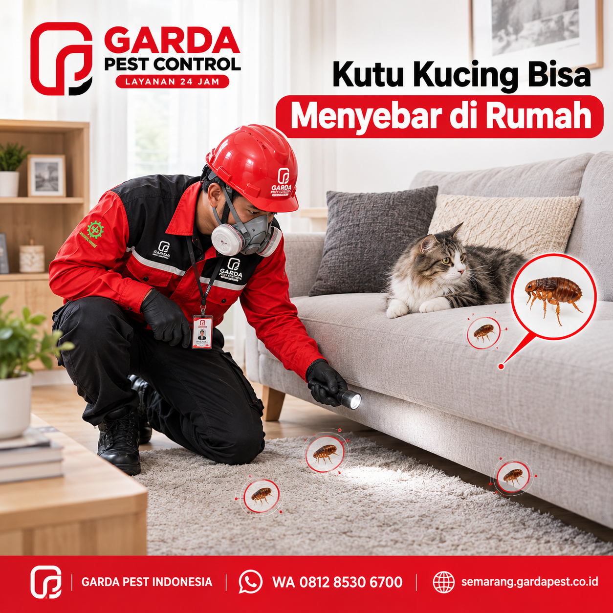 Biaya Jasa Basmi Kutu Kucing Semarang
