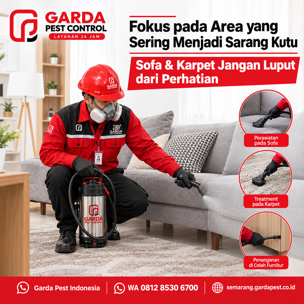 Jasa Semprot Kutu Kucing Panggilan ke Rumah Semarang